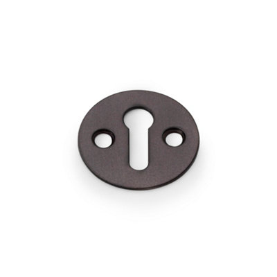 Alexander & Wilks Victorian Standard Profile Escutcheon - Dark Bronze