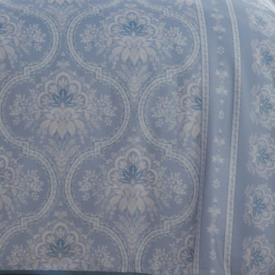 Alexia Blue 200 Thread Count Pure Cotton Duvet Cover Set