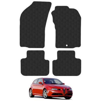 Alfa Romeo 147 (2001-2007) Car Floor Mats Rubber Tailored Fit Heavy-Duty Set