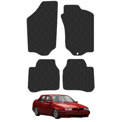 Alfa Romeo 155 (1992-1998) Car Floor Mats Rubber Tailored Fit Heavy-Duty Set 4pc