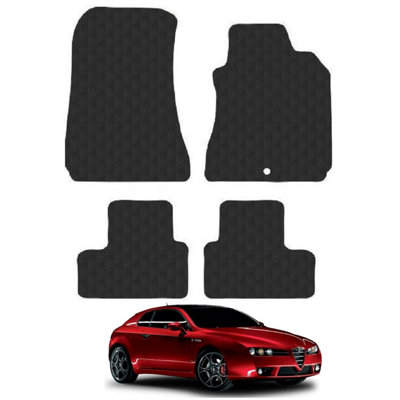 Alfa Romeo Brera 2006-2010 Car Floor Mats Rubber Tailored Fit Heavy-Duty Set 4pc