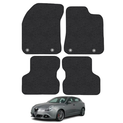 Alfa Romeo Guilietta Manual 2016-Onwards Car Floor Mats Carpet Tailored Fit Set