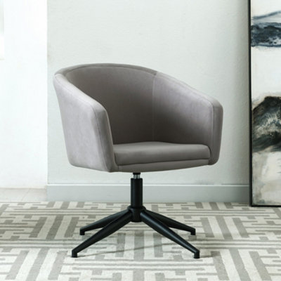 Grey swivel deals chair the range