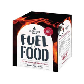 Alfresco Chef "Fuel For Food" Kiln Dried Oak Wood Pieces (cut to size for Alfresco Ember Oven)