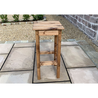 Alfresco Outdoor Wooden Bar Stool