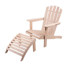 Alfresia Adirondack Chair with Footrest