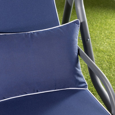 Alfresia Blue Luxury Swing Seat Cushion