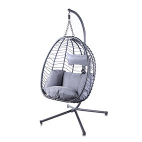 Alfresia Charcoal Hanging Egg Chair