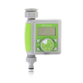 Alfresia Garden Water Timer with Rain Sensor Delay and LCD Display