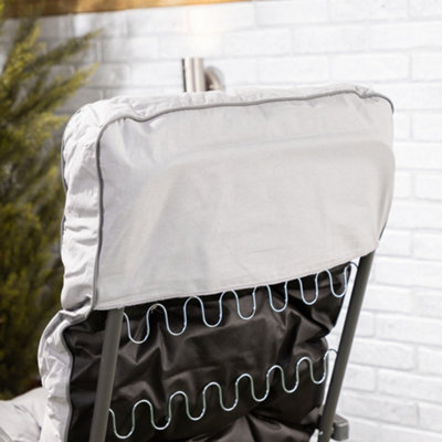 Alfresia Grey Classic Relaxer Garden Cushion