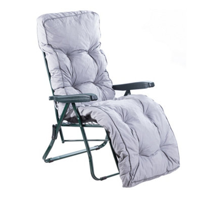 Alfresia Grey Classic Relaxer Garden Cushion