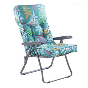 Alfresia Recliner Chair, Charcoal Frame, Classic Cushion