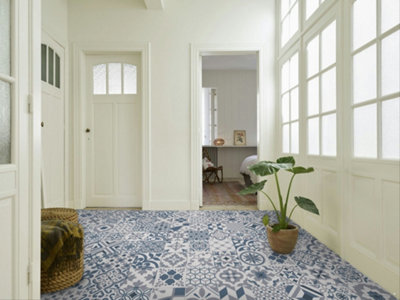 Algarve Mosaic Effect Vinyl Flooring 3m x 2m (6m2)