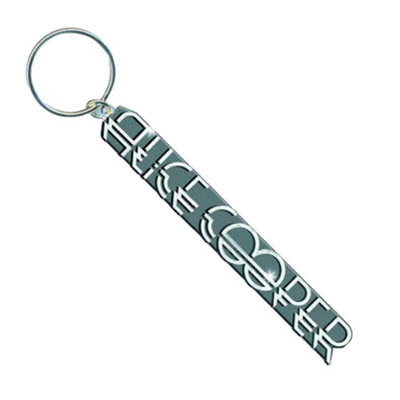 Alice Cooper Art Deco Logo Keyring Silver (One Size)