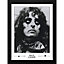 Alice Cooper Black & White Photo 30 x 40cm Framed Collector Print