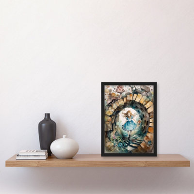 Alice In Wonderland Watercolour Through The Looking Glass Whimsical ...