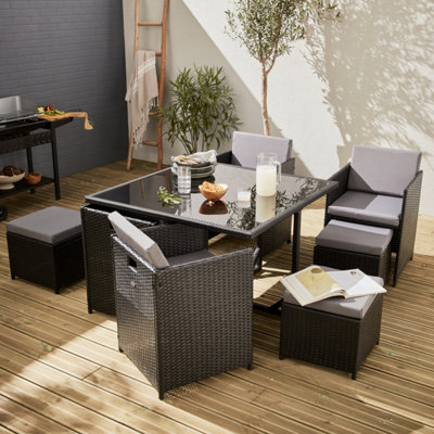 Dunelm rattan cube on sale garden furniture