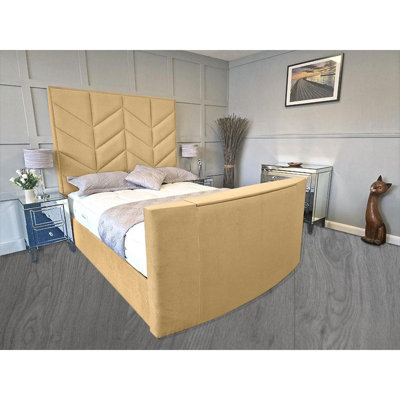 Tv deals bed beige