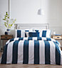 Alissia 200 Thread Count Blue Double Duvet Cover and Pillowcases