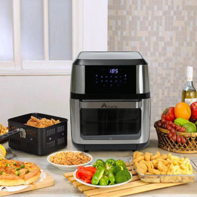 Alivio 12L Digital Air Fryers Tabletop Oven with Digital LED Multifunctional - 3
