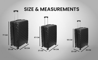 Alivio 3pc Travel Suitcase Set - 4