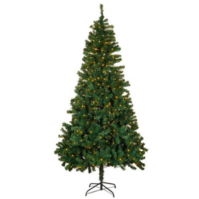 Alivio 6FT Artificial Christmas Tree with LED Lights & Stand for Home Office Decoration