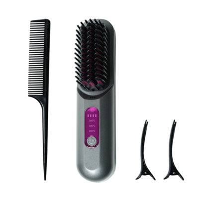 Alivio Anti-Scald 3D Straight Hair Comb, 3-Speed 200 Million