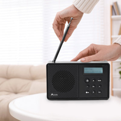 Alivio DAB/DAB+ Digital FM Radio with Bluetooth, DAB Radio Mains ...