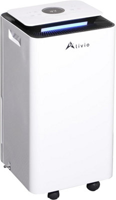 Alivio Dehumidifier for Home 10L, Drying Clothes with Auto-Off & 3 Speed Settings