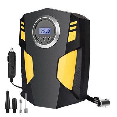 Alivio Digital Car Tire Inflator Air Compressor 12V, Car Tyre Pump - Air Pump Automatic Electric Tyre Inflation with LED Light