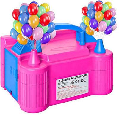 Alivio Electric Balloon Pump Portable Air Pump, High Power Dual Nozzle ...