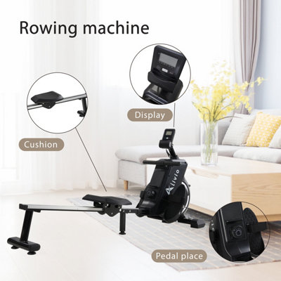 Alivio Magnetic Rowing Machine for Home Gym, Home Fitness Rower with 16 ...