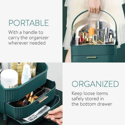 Alivio Multi-Function Makeup Case Dustproof Waterproof Cosmetics ...