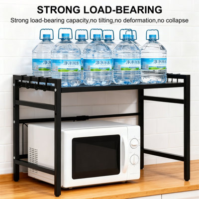Alivio Multifunctional Expandable Desktop & Kitchen Microwave Storage Rack