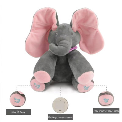 Singing baby elephant toy clearance