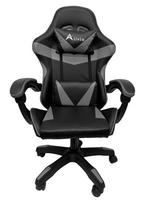 Alivio Recliner Office Gaming Chair 360 Degree Adjustable Height and Swivel (Grey)