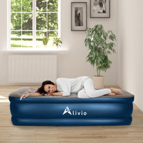 Alivio Single Inflatable Airbed Mattress with Built-in Electric Pump