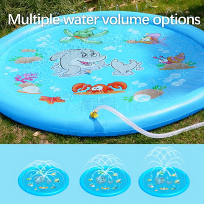 Alivio Toddlers Toy Splash Pad, Sprinkler Splash Play Mat for Kids, Summer Outdoor Water Spray Sprinkle Mat for Boys & Girls