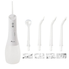Alivio Tooth Water Flosser Teeth Cleaner 5 Jet Tips Dental Oral Irrigator UK