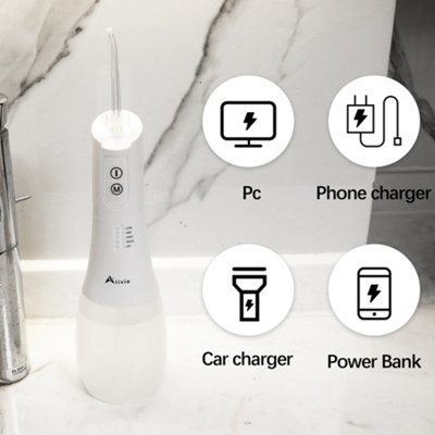 Alivio Tooth Water Flosser Teeth Cleaner 5 Jet Tips Dental Oral Irrigator UK - 6