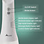 Alivio Water Flosser Rechargeable Dental Oral Irrigator with 5 Jet Tips