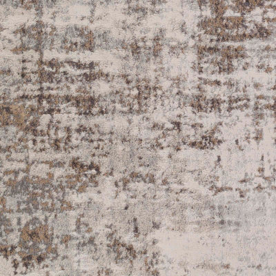 ALIX Round Abstract Modern Marble Medium Grey Area Rug 200 x 200 cm