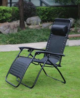 Reclining zero deals gravity sun lounger