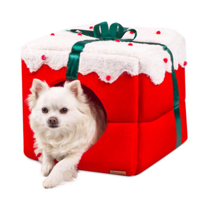 All Pet Solutions 3-in-1 Dog/Cat Christmas Present Cave Bed Price Comparisons | Compare The Build