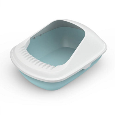 All Pet Solutions Cat Litter Tray with High Sides & Scoop Blue Size Large Price Comparisons | Compare The Build