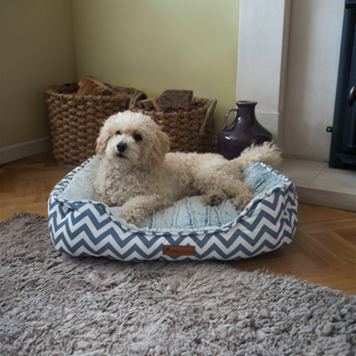 All Pet Solutions Daisy - Zigzag Grey Dog Bed - Size Large Price Comparisons | Compare The Build