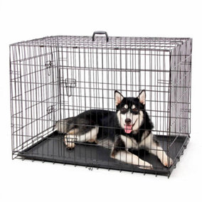 All Pet Solutions Dog Cage Home Kennel - Foldable Size L 106x71x77cm