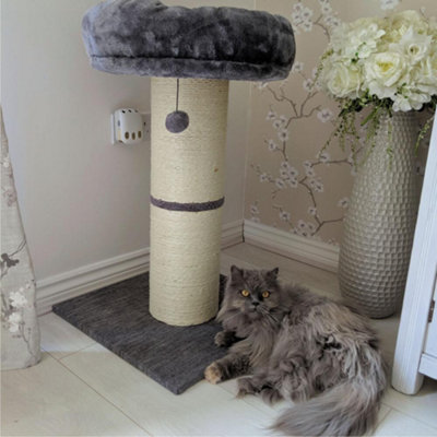 All Pet Solutions Large Jumbo Cat Scratching Post with Play Ball 74cm