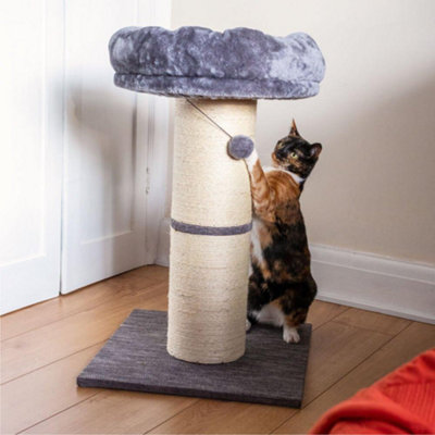 All Pet Solutions Large Jumbo Cat Scratching Post with Play Ball 74cm