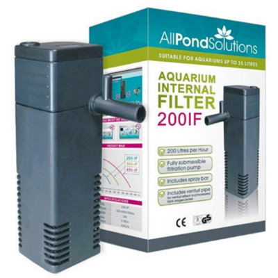 All Pond Solutions 200L/H Aquarium Internal Filter 200IF